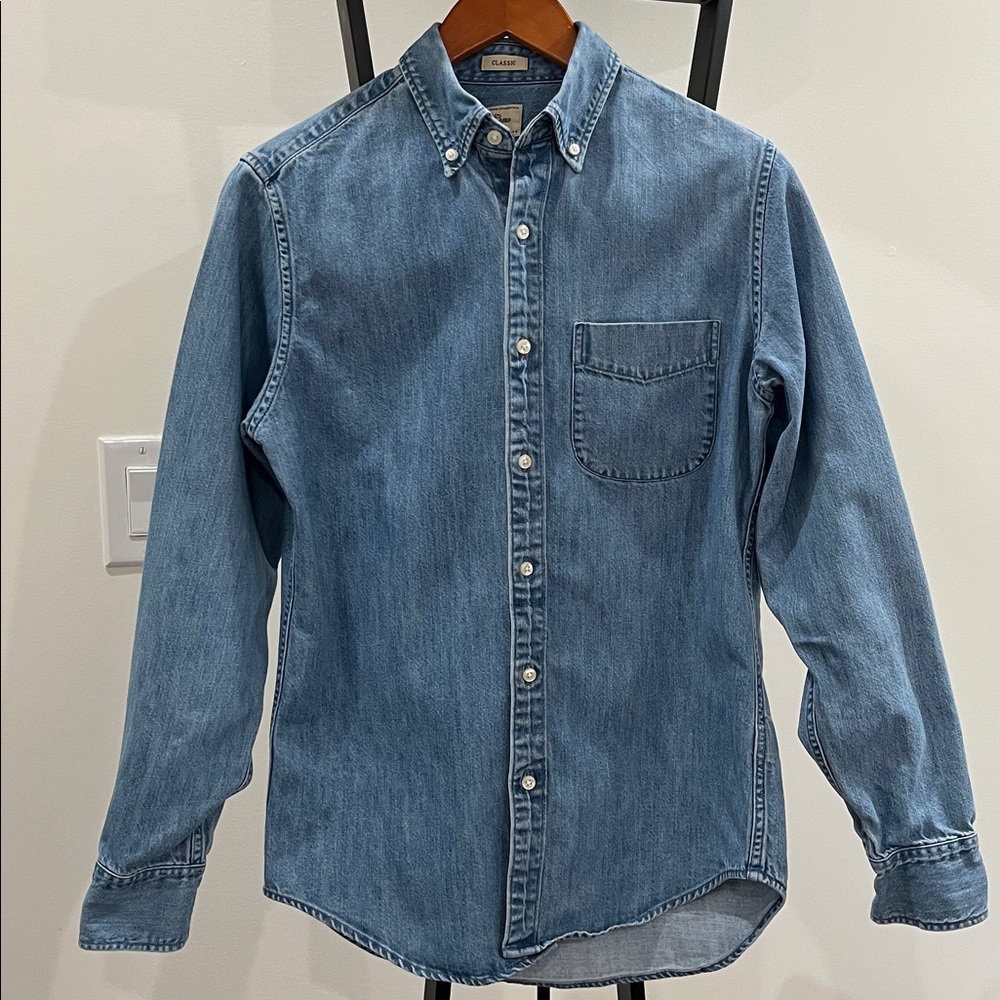 J. Crew Light Blue Denim Shirt